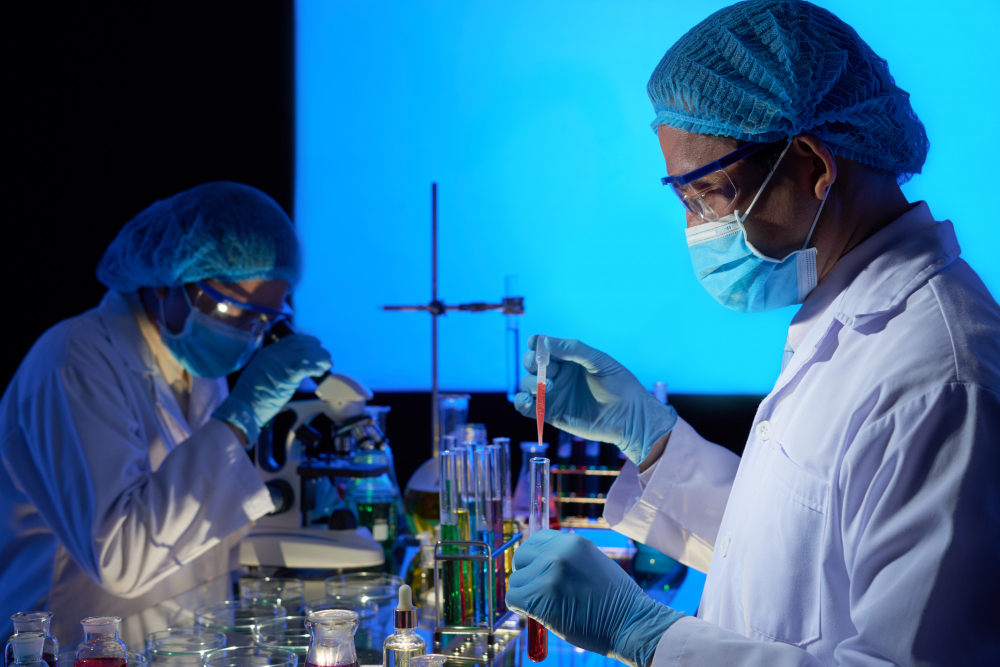 profesionales realizando aplicaciones de bioingeniería