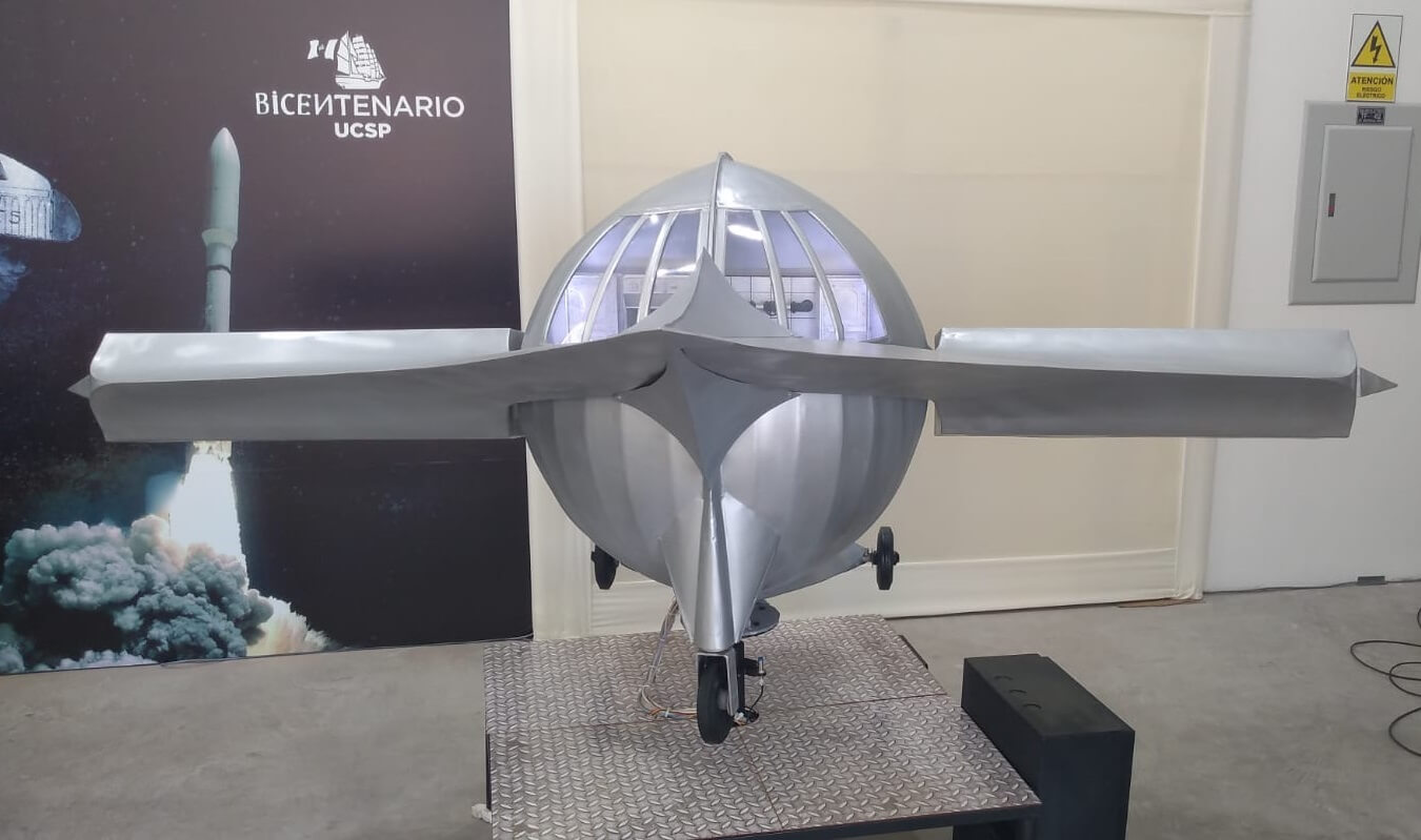 prototipo de nave voladora y espacial de pedro paulet